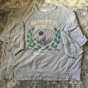 Aerie The Chill Crew Fleece Sweatshirt